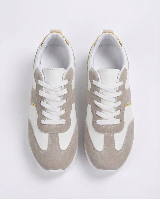 Round Toe Lace Up Sneakers