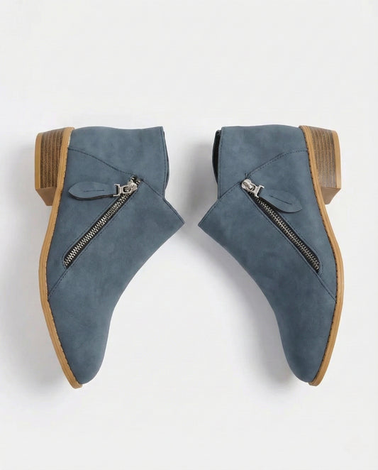 Block Heels Ankle Boots