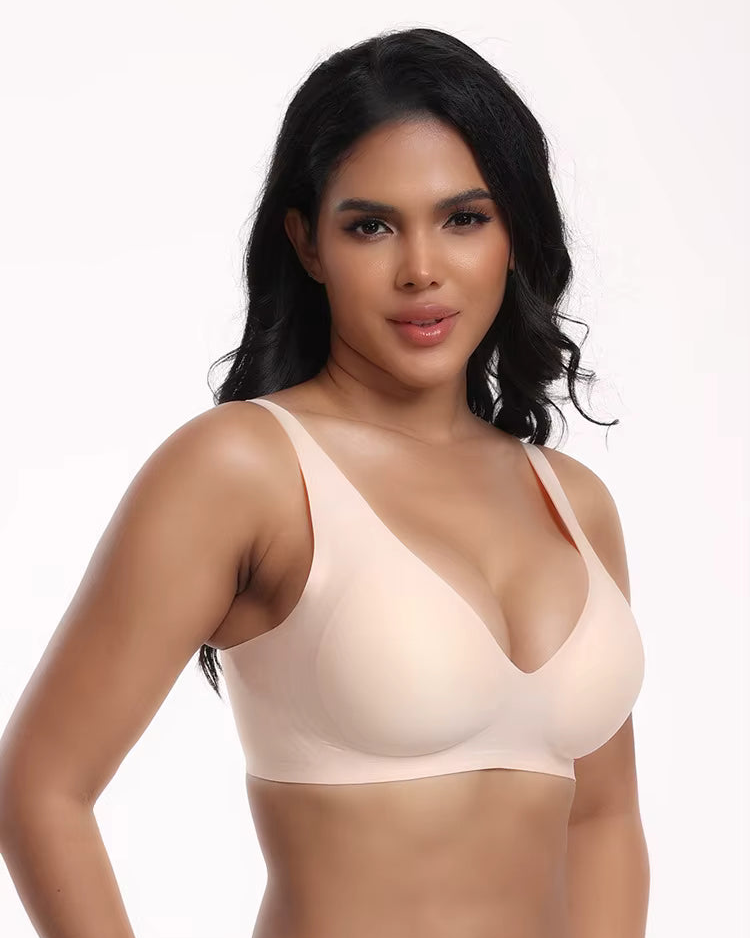 Seamless push-up bra