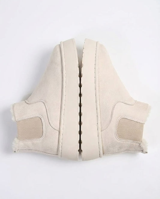 Round Toe Platform Boots