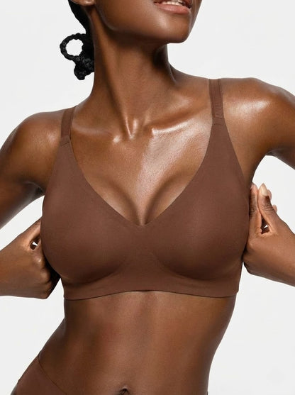 Seamless push-up bra