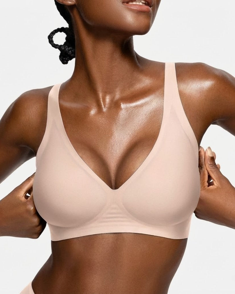 Seamless push-up bra